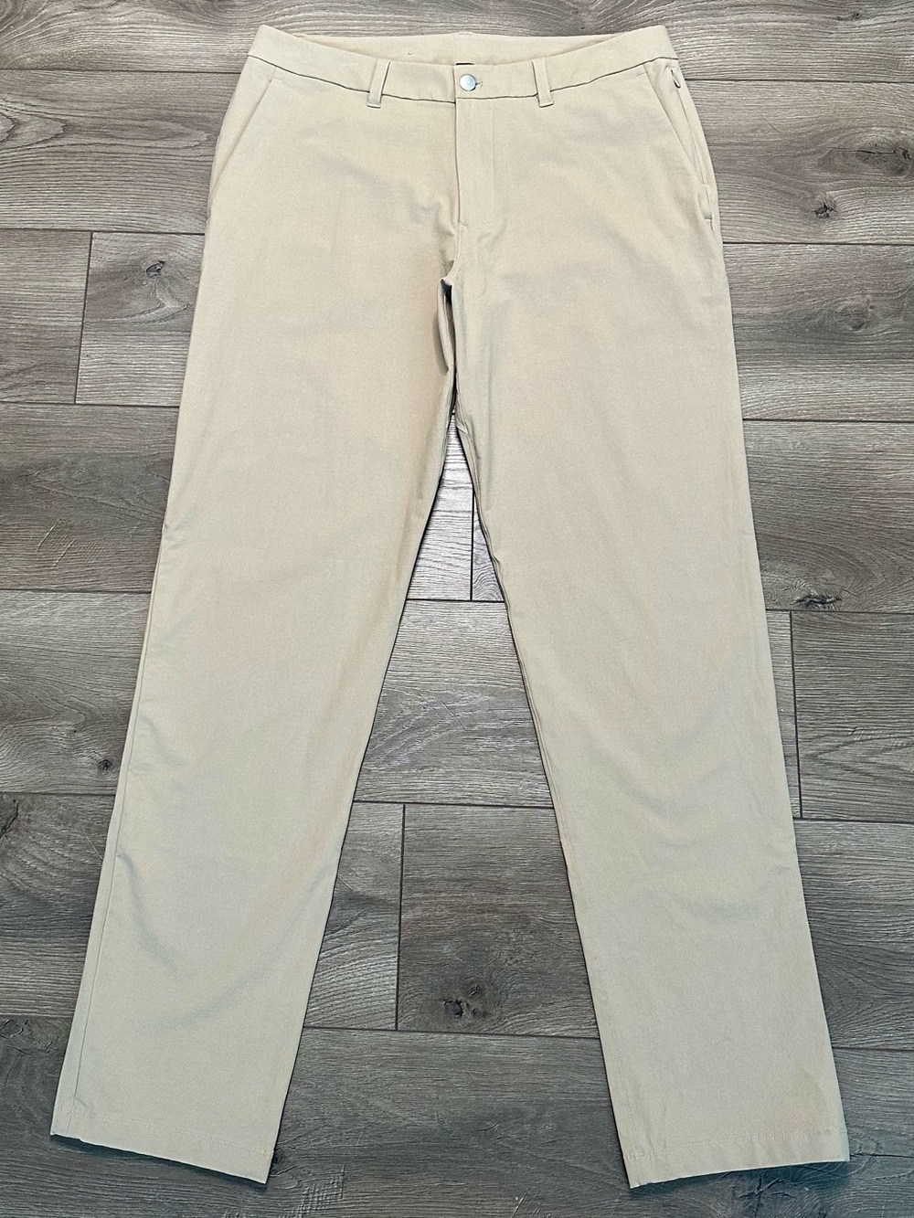 NEW Lululemon ABC Classic-Fit 33” Trouser Stretch Cotton VersaTwill Tan Pants 34